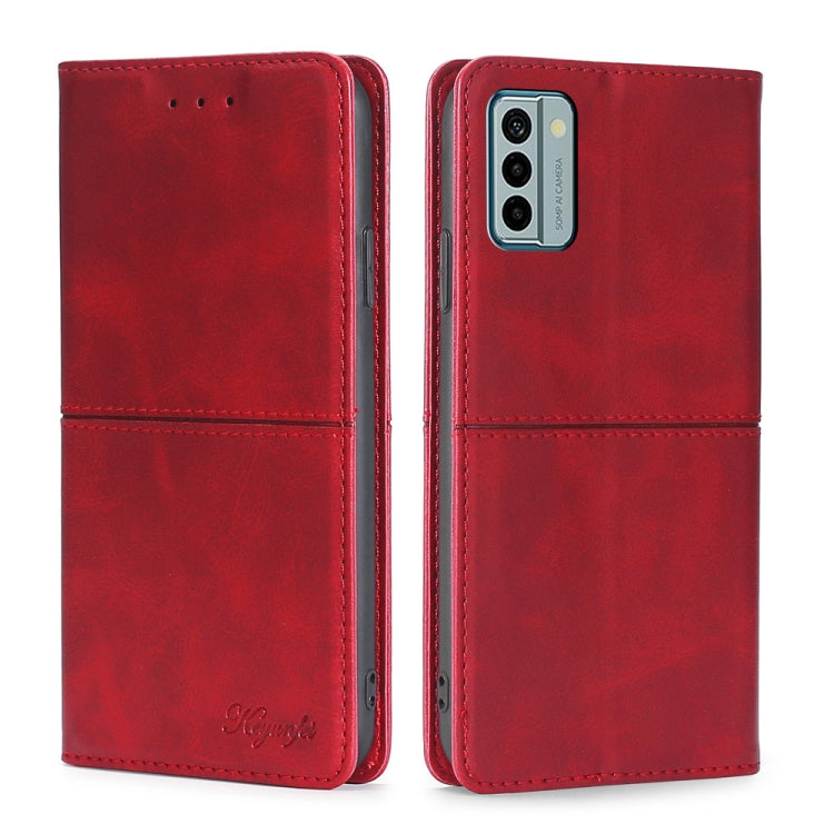 For Nokia G22 Cow Texture Magnetic Horizontal Flip Leather Phone Case
