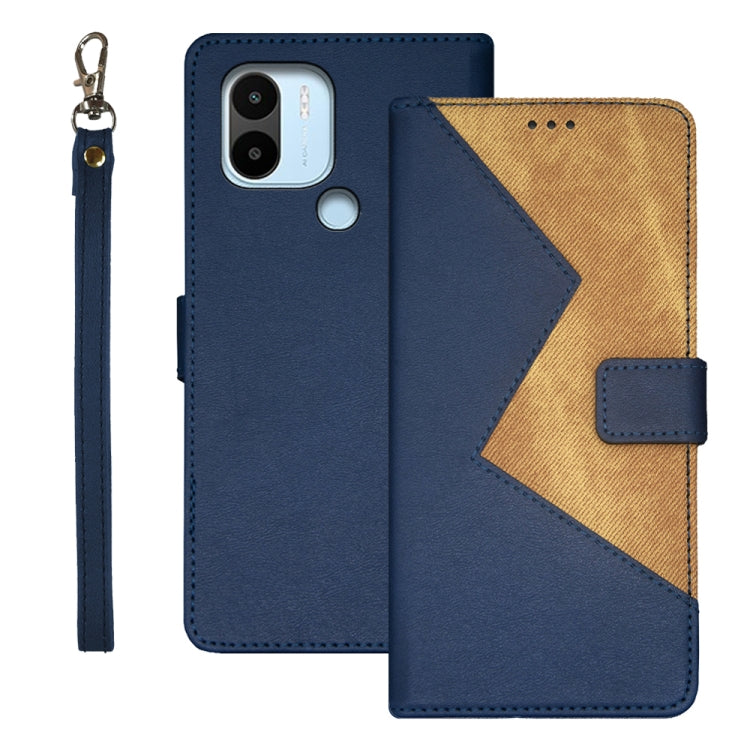 For Xiaomi Redmi A2+ idewei Two-color Splicing Leather Phone Case