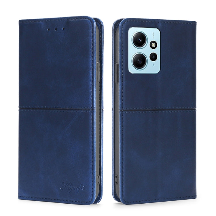 For Xiaomi Redmi Note 12 4G Global Cow Texture Magnetic Horizontal Flip Leather Phone Case