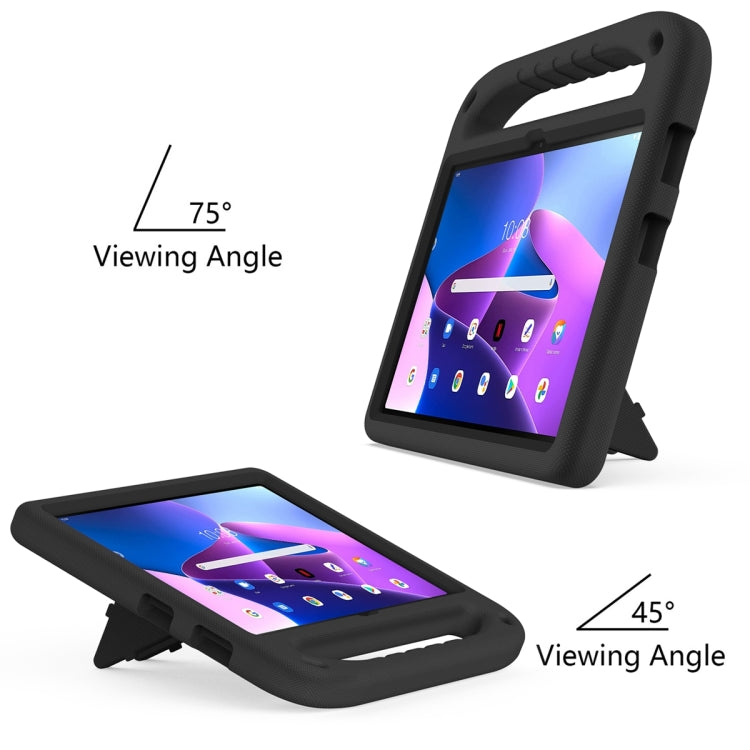 For Lenovo Tab M10 3rd Gen Handle EVA Shockproof Tablet Case with Holder