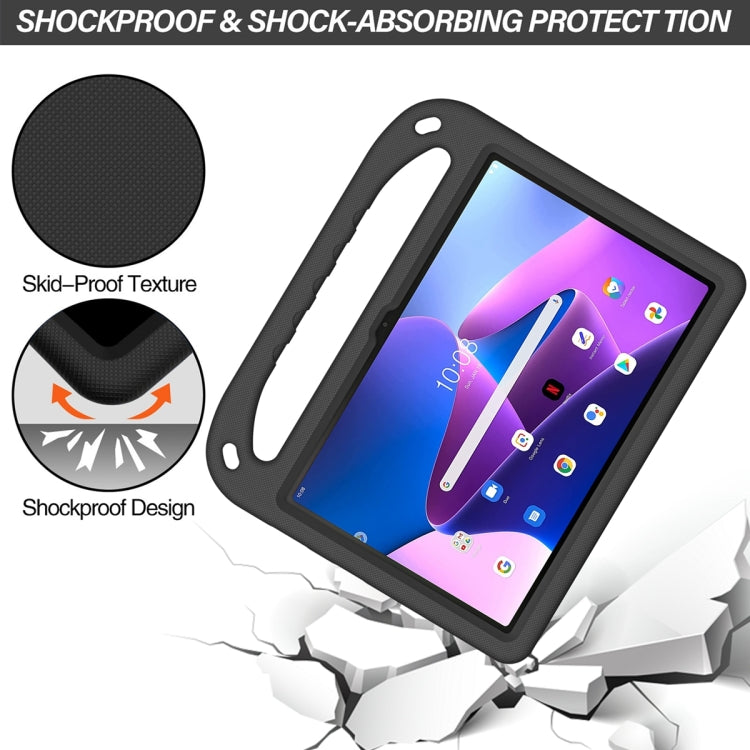 For Lenovo Tab M10 3rd Gen Handle EVA Shockproof Tablet Case with Holder