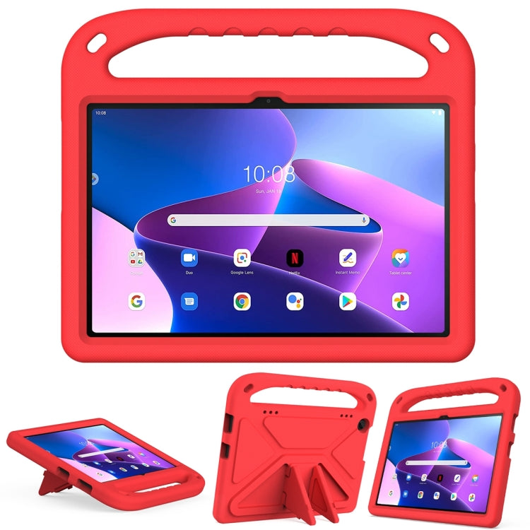 For Lenovo Tab M10 3rd Gen Handle EVA Shockproof Tablet Case with Holder