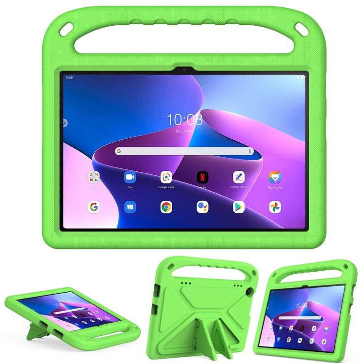 For Lenovo Tab M10 3rd Gen Handle EVA Shockproof Tablet Case with Holder