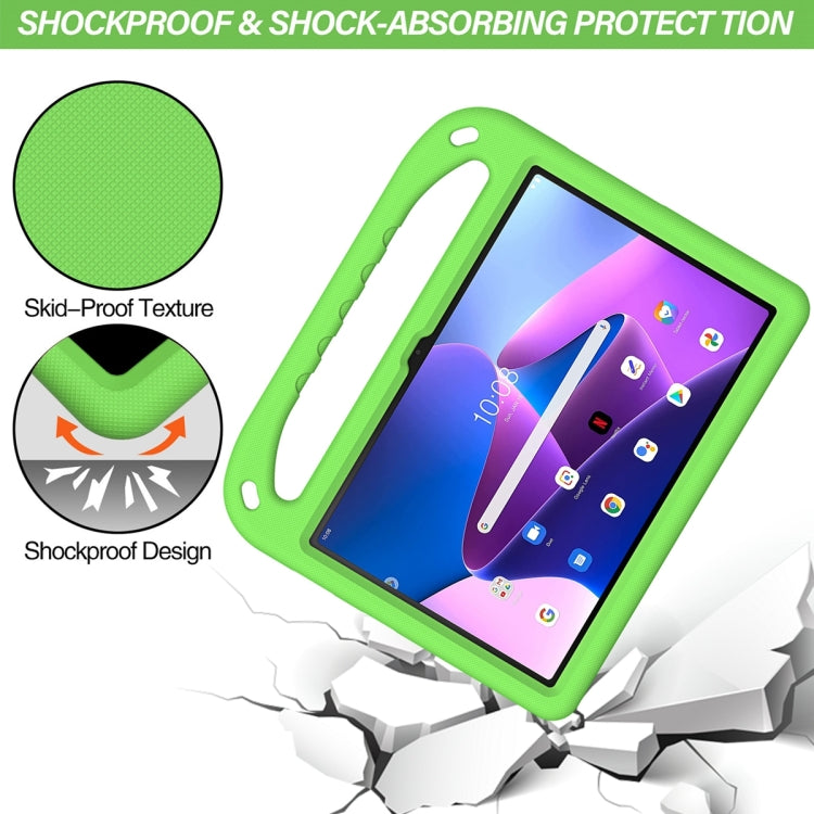 For Lenovo Tab M10 3rd Gen Handle EVA Shockproof Tablet Case with Holder