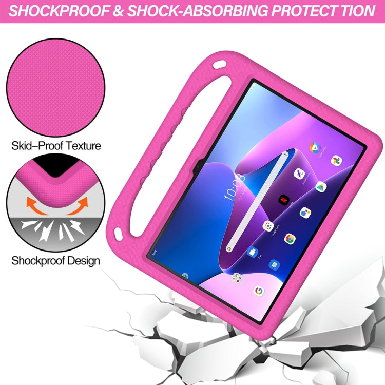For Lenovo Tab M10 3rd Gen Handle EVA Shockproof Tablet Case with Holder