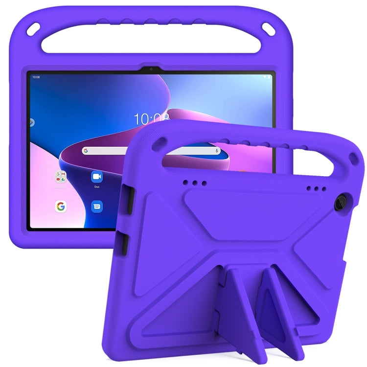 For Lenovo Tab M10 3rd Gen Handle EVA Shockproof Tablet Case with Holder