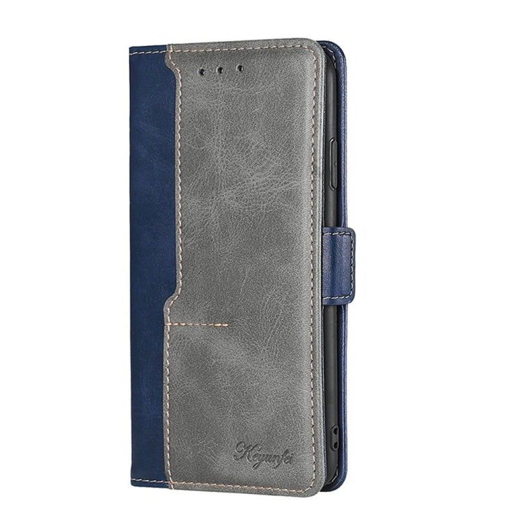 For OPPO Find X6 5G Contrast Color Side Buckle Leather Phone Case