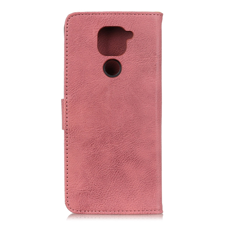 For Xiaomi Redmi Note 9 / Redmi 10X 4G KHAZNEH Cowhide Texture Horizontal Flip Leather Case with Holder & Card Slots & Wallet