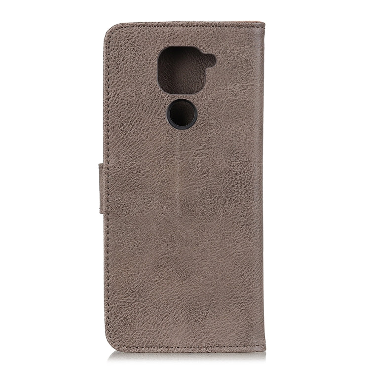 For Xiaomi Redmi Note 9 / Redmi 10X 4G KHAZNEH Cowhide Texture Horizontal Flip Leather Case with Holder & Card Slots & Wallet