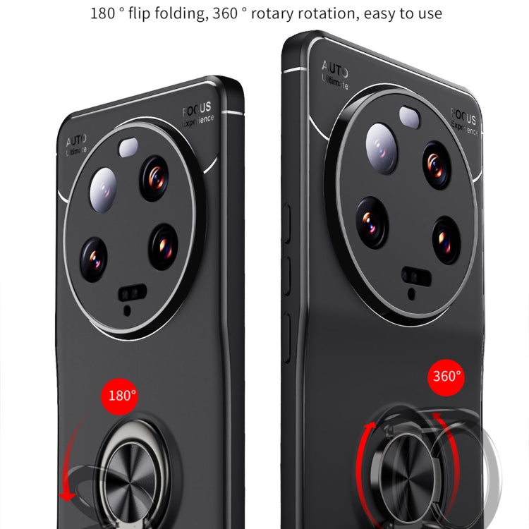 For Xiaomi 13 Ultra Metal Ring Holder TPU Phone Case