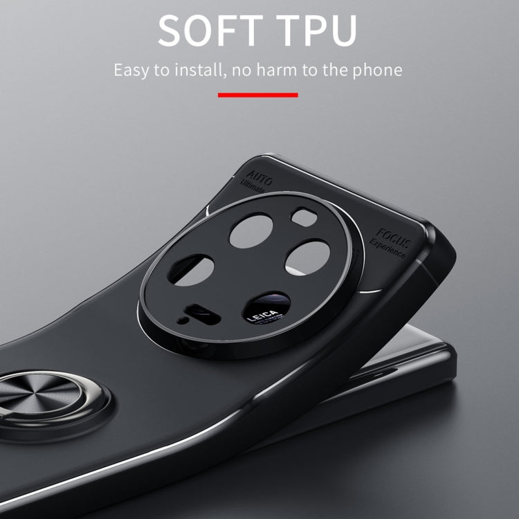 For Xiaomi 13 Ultra Metal Ring Holder TPU Phone Case