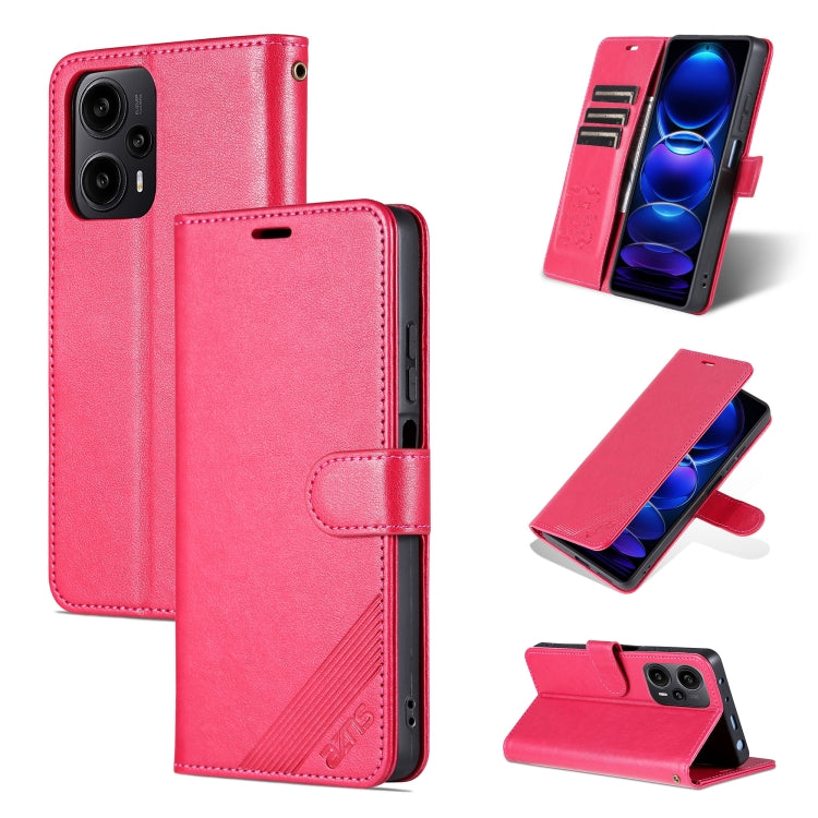 For Xiaomi Redmi Note 12 Turbo AZNS Sheepskin Texture Flip Leather Phone Case