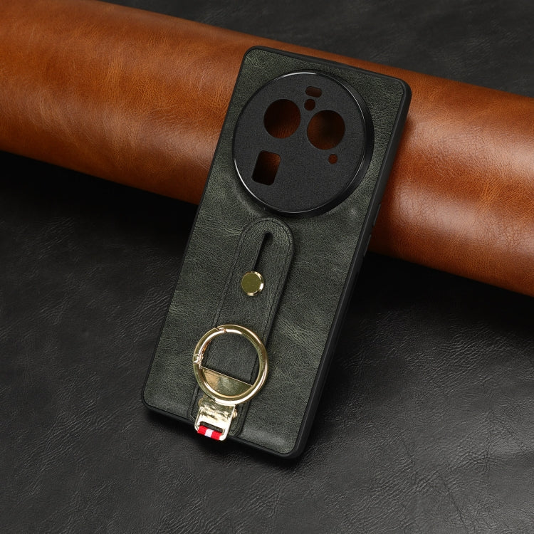 For OPPO Find X6 Pro 5G Wristband Leather Back Phone Case