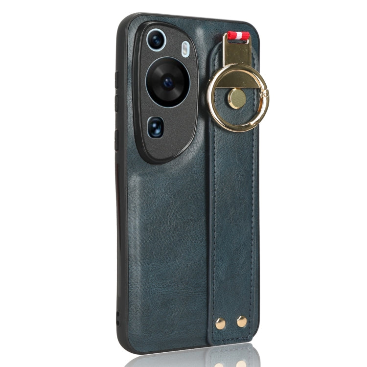 For Huawei P60 Art Wristband Leather Back Phone Case