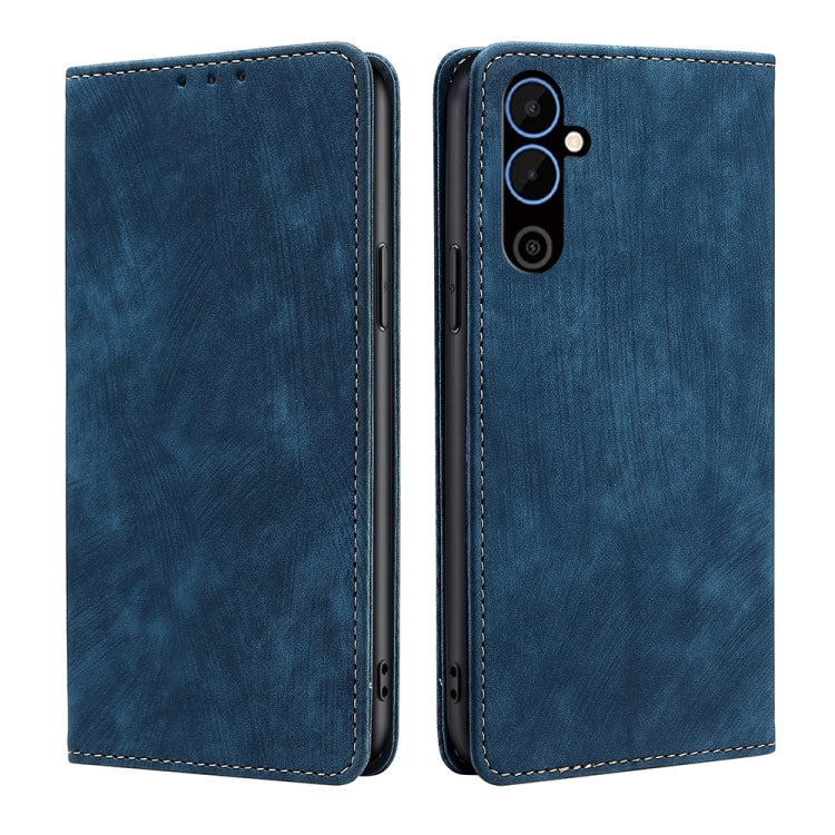 For Tecno Pova Neo 2 RFID Anti-theft Brush Magnetic Leather Phone Case