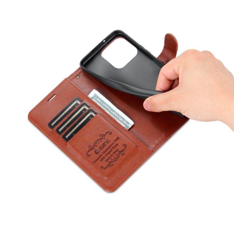 For Honor 70 Lite AZNS Sheepskin Texture Flip Leather Phone Case