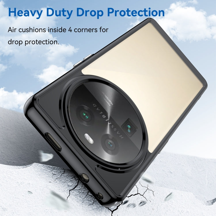 For OPPO Find X6 5G Colorful Series Acrylic + TPU Phone Case