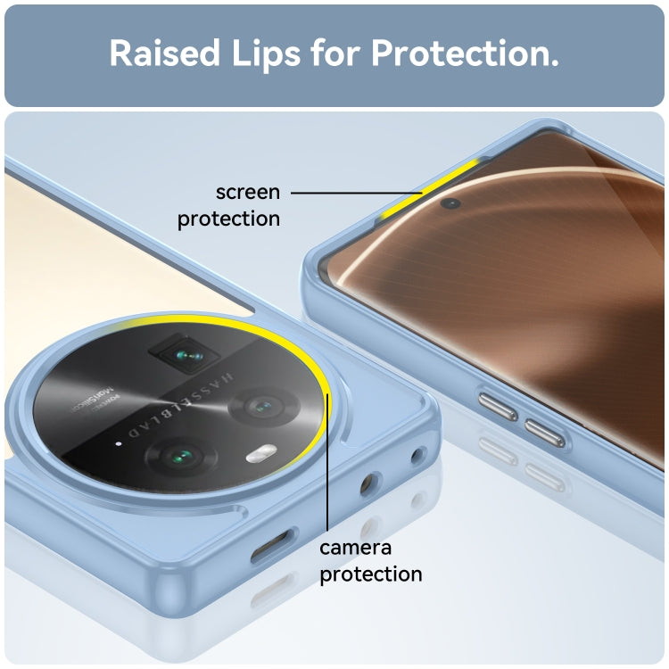 For OPPO Find X6 5G Colorful Series Acrylic + TPU Phone Case