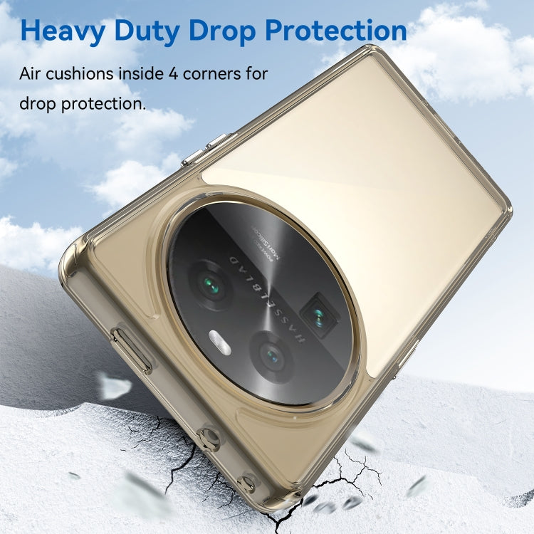 For OPPO Find X6 5G Colorful Series Acrylic + TPU Phone Case