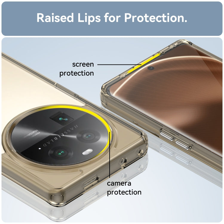 For OPPO Find X6 5G Colorful Series Acrylic + TPU Phone Case