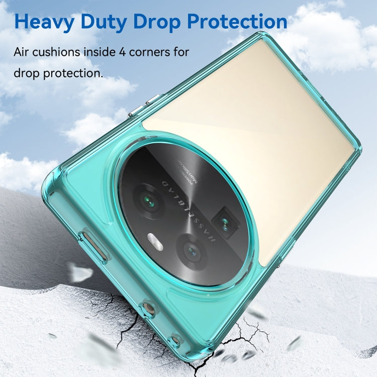 For OPPO Find X6 5G Colorful Series Acrylic + TPU Phone Case