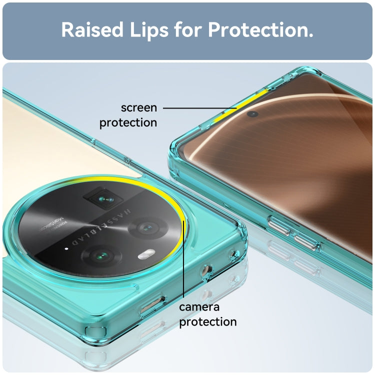 For OPPO Find X6 5G Colorful Series Acrylic + TPU Phone Case