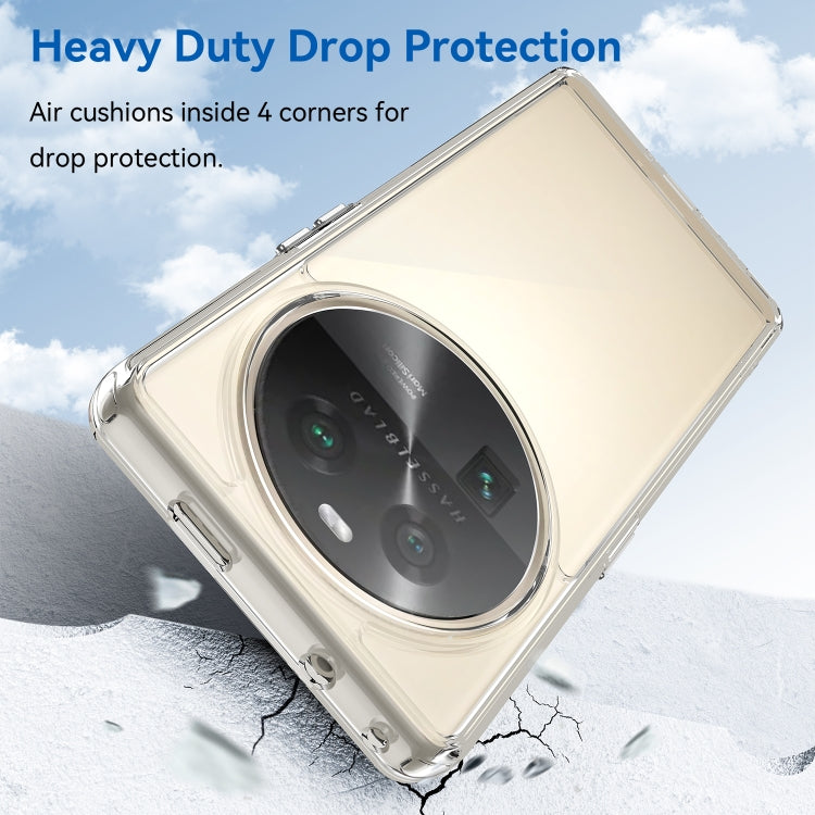 For OPPO Find X6 5G Colorful Series Acrylic + TPU Phone Case