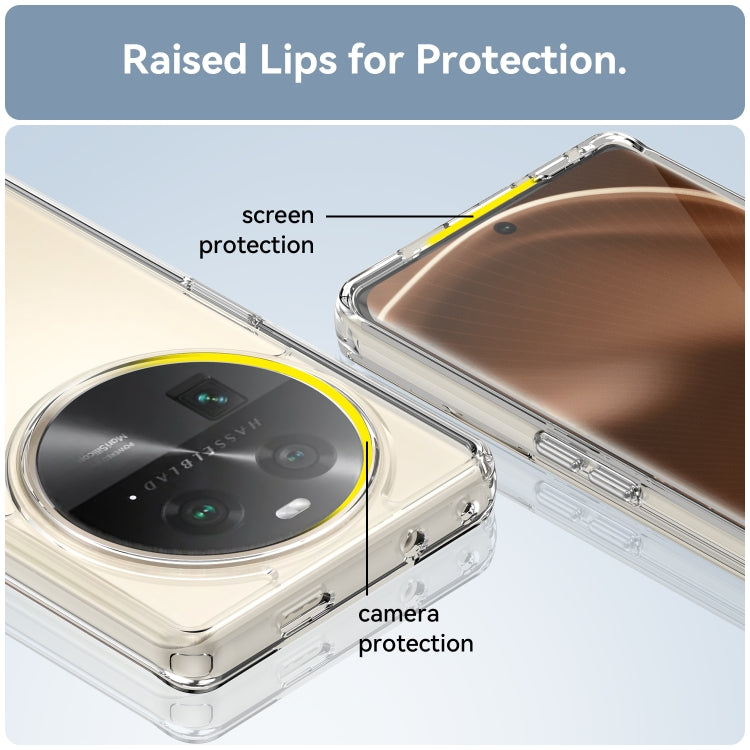 For OPPO Find X6 5G Colorful Series Acrylic + TPU Phone Case