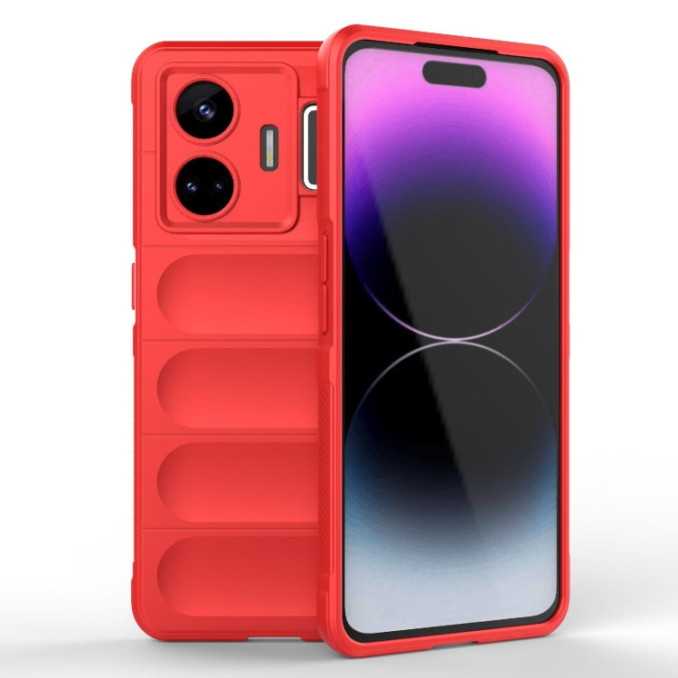 For Realme GT Neo 5 5G Magic Shield TPU + Flannel Phone Case