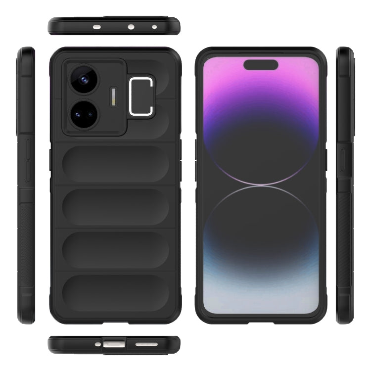 For Realme GT Neo 5 5G Magic Shield TPU + Flannel Phone Case
