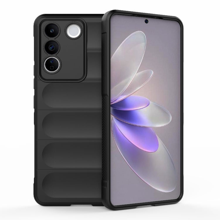 For vivo S16e 5G Magic Shield TPU + Flannel Phone Case