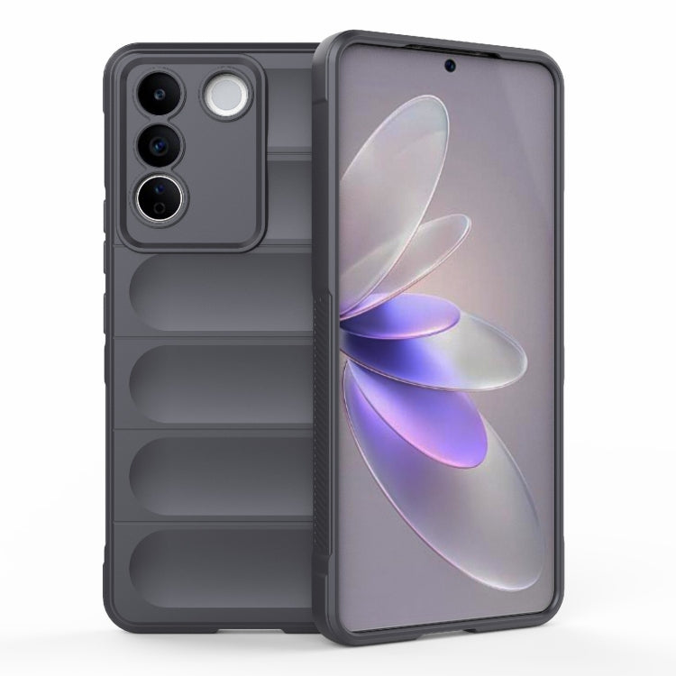 For vivo S16e 5G Magic Shield TPU + Flannel Phone Case