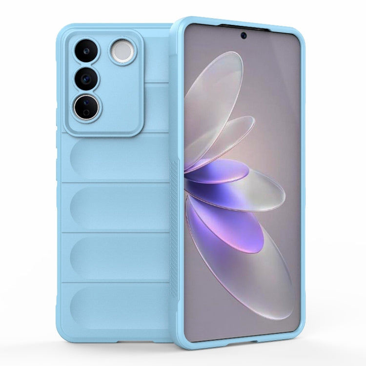 For vivo S16e 5G Magic Shield TPU + Flannel Phone Case