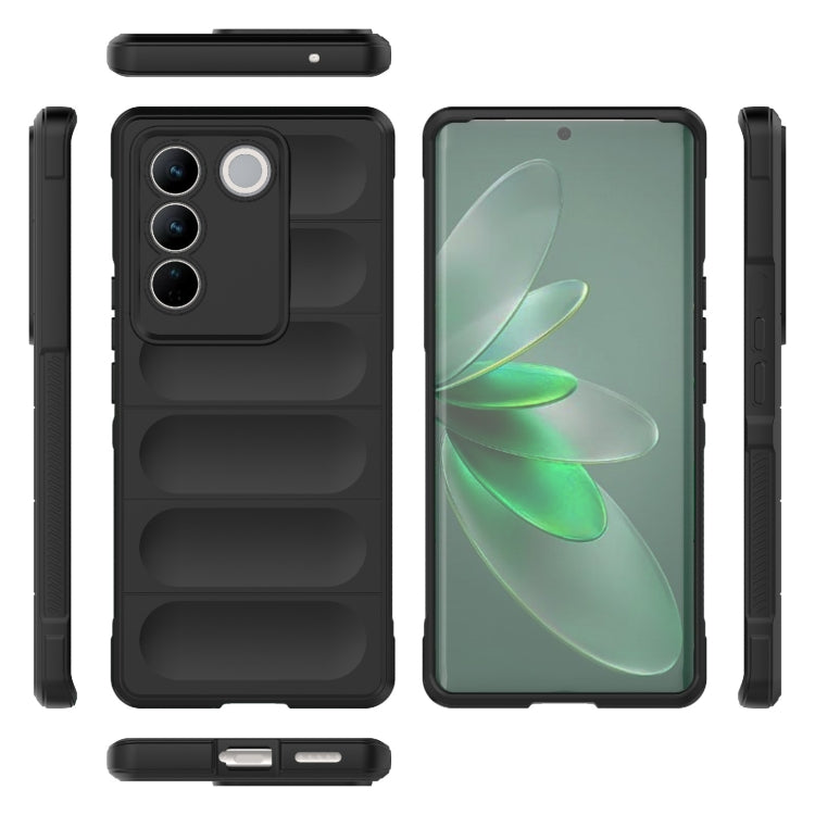 For vivo S16 Pro 5G Magic Shield TPU + Flannel Phone Case