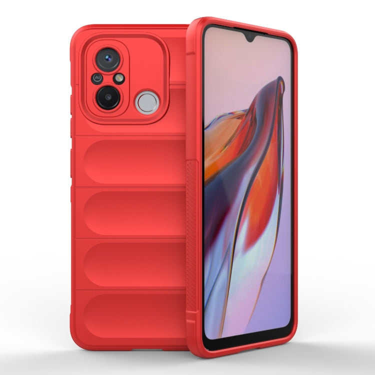 For Xiaomi Redmi 12C Magic Shield TPU + Flannel Phone Case