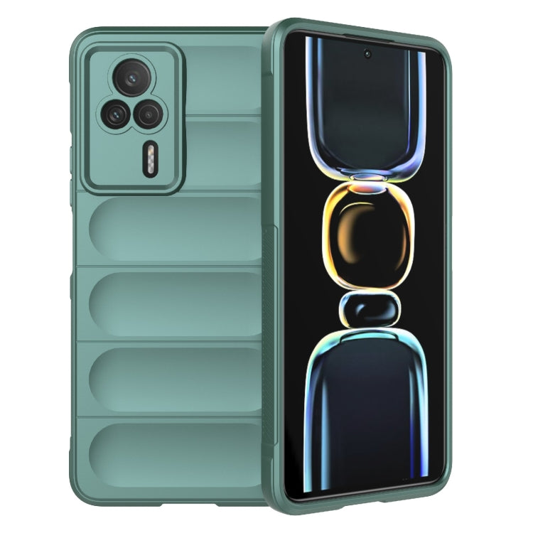 For Xiaomi Redmi K60E 5G Magic Shield TPU + Flannel Phone Case
