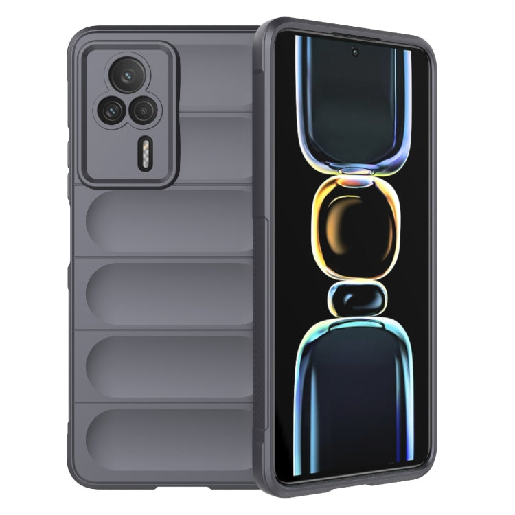 For Xiaomi Redmi K60E 5G Magic Shield TPU + Flannel Phone Case