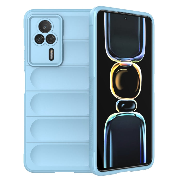 For Xiaomi Redmi K60E 5G Magic Shield TPU + Flannel Phone Case