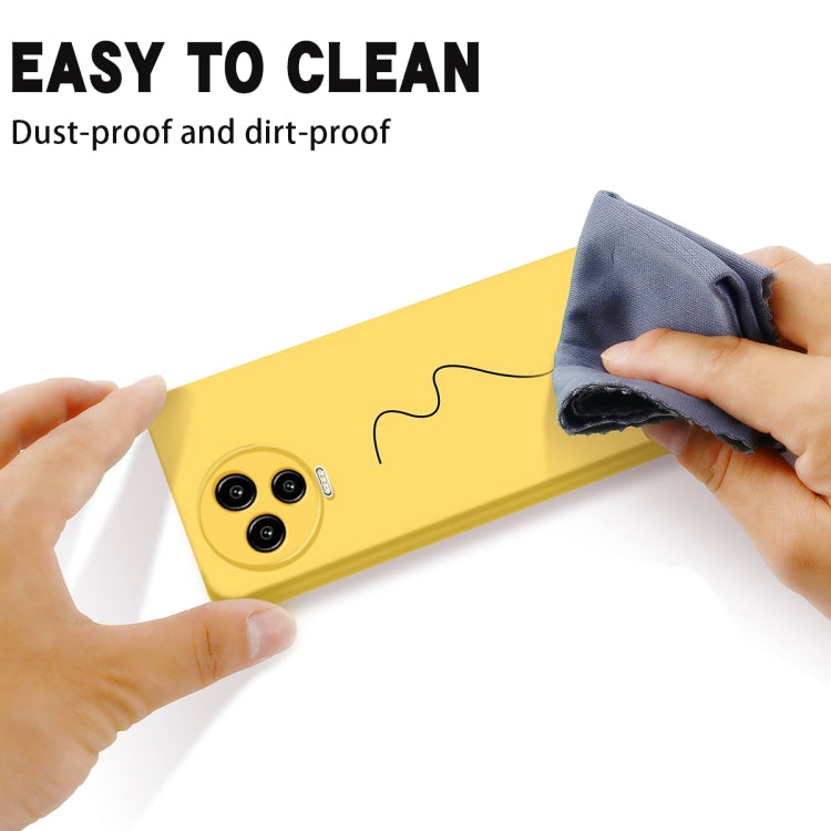 For Infinix Note 12 Pro 4G / Note 12 2023 Pure Color Liquid Silicone Shockproof Phone Case