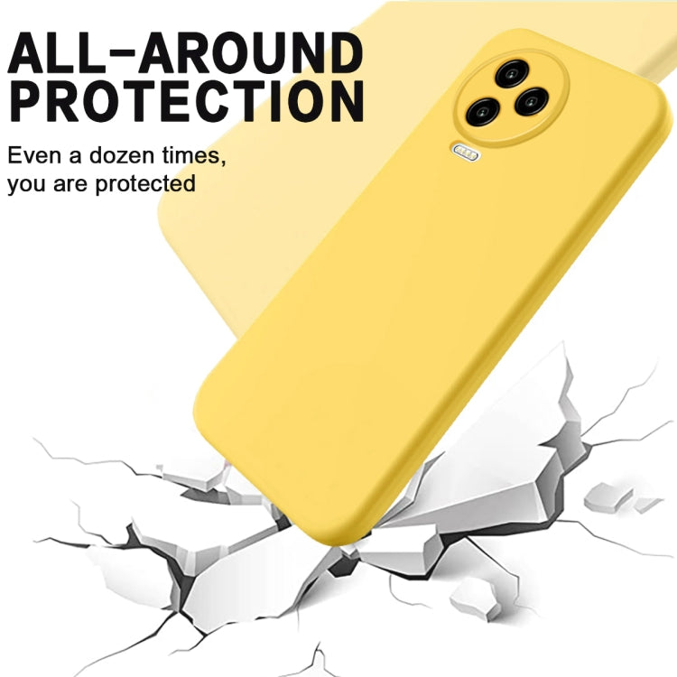 For Infinix Note 12 Pro 4G / Note 12 2023 Pure Color Liquid Silicone Shockproof Phone Case