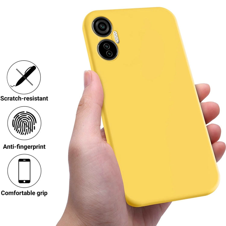For Itel S18 Pro Pure Color Liquid Silicone Shockproof Phone Case