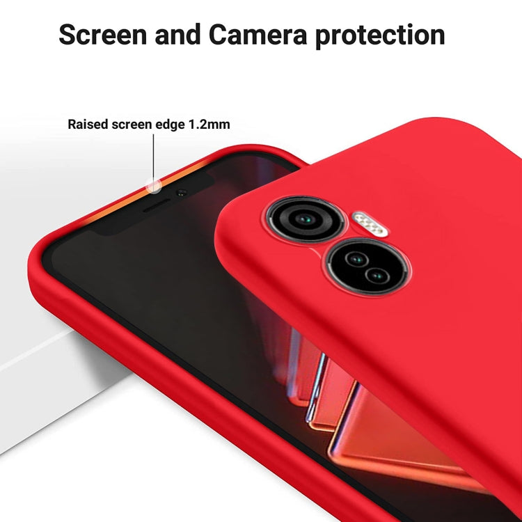 For Itel S18 Pro Pure Color Liquid Silicone Shockproof Phone Case