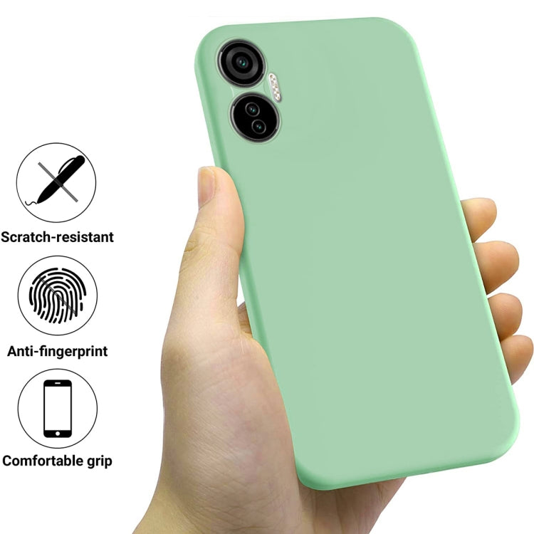 For Itel S18 Pro Pure Color Liquid Silicone Shockproof Phone Case