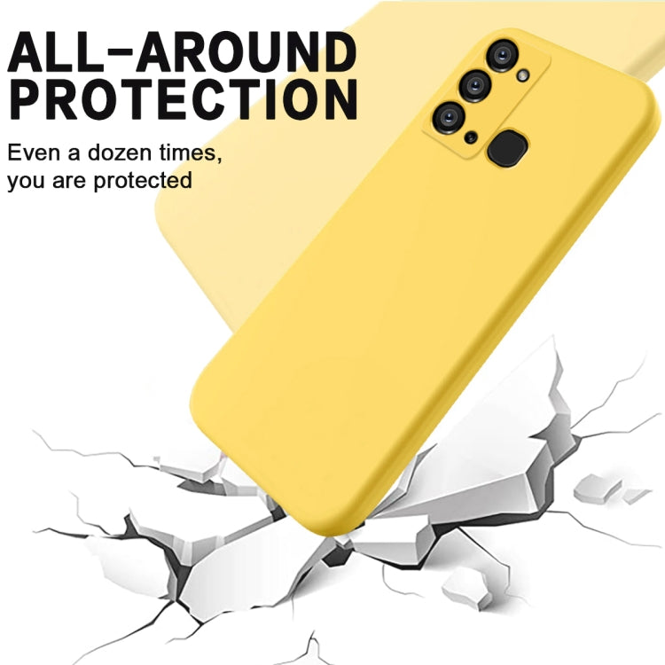 For Itel Vision 3 / S17 / P38 Pure Color Liquid Silicone Shockproof Phone Case