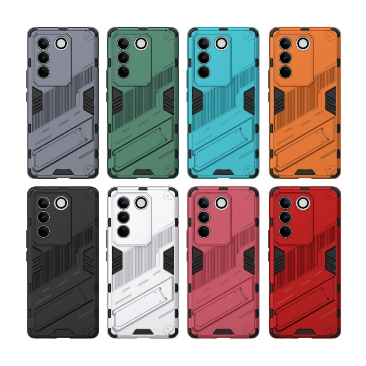 For vivo S16 Pro 5G Punk Armor 2 in 1 PC + TPU Shockproof Phone Case with Invisible Holder