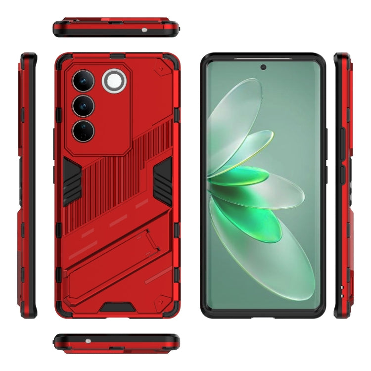 For vivo S16 Pro 5G Punk Armor 2 in 1 PC + TPU Shockproof Phone Case with Invisible Holder