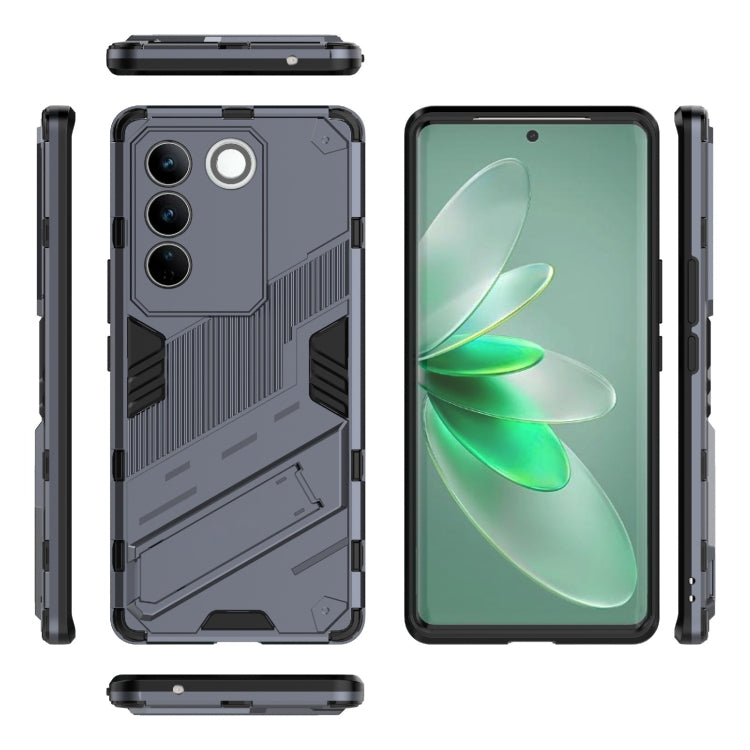 For vivo S16 Pro 5G Punk Armor 2 in 1 PC + TPU Shockproof Phone Case with Invisible Holder