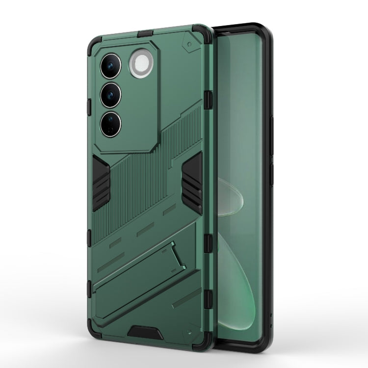 For vivo S16 Pro 5G Punk Armor 2 in 1 PC + TPU Shockproof Phone Case with Invisible Holder