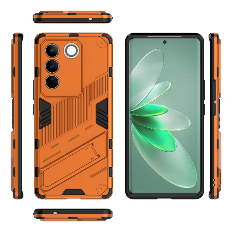 For vivo S16 Pro 5G Punk Armor 2 in 1 PC + TPU Shockproof Phone Case with Invisible Holder