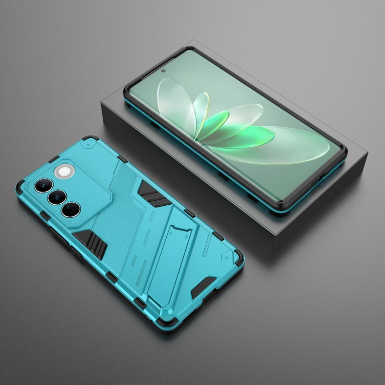 For vivo S16 Pro 5G Punk Armor 2 in 1 PC + TPU Shockproof Phone Case with Invisible Holder